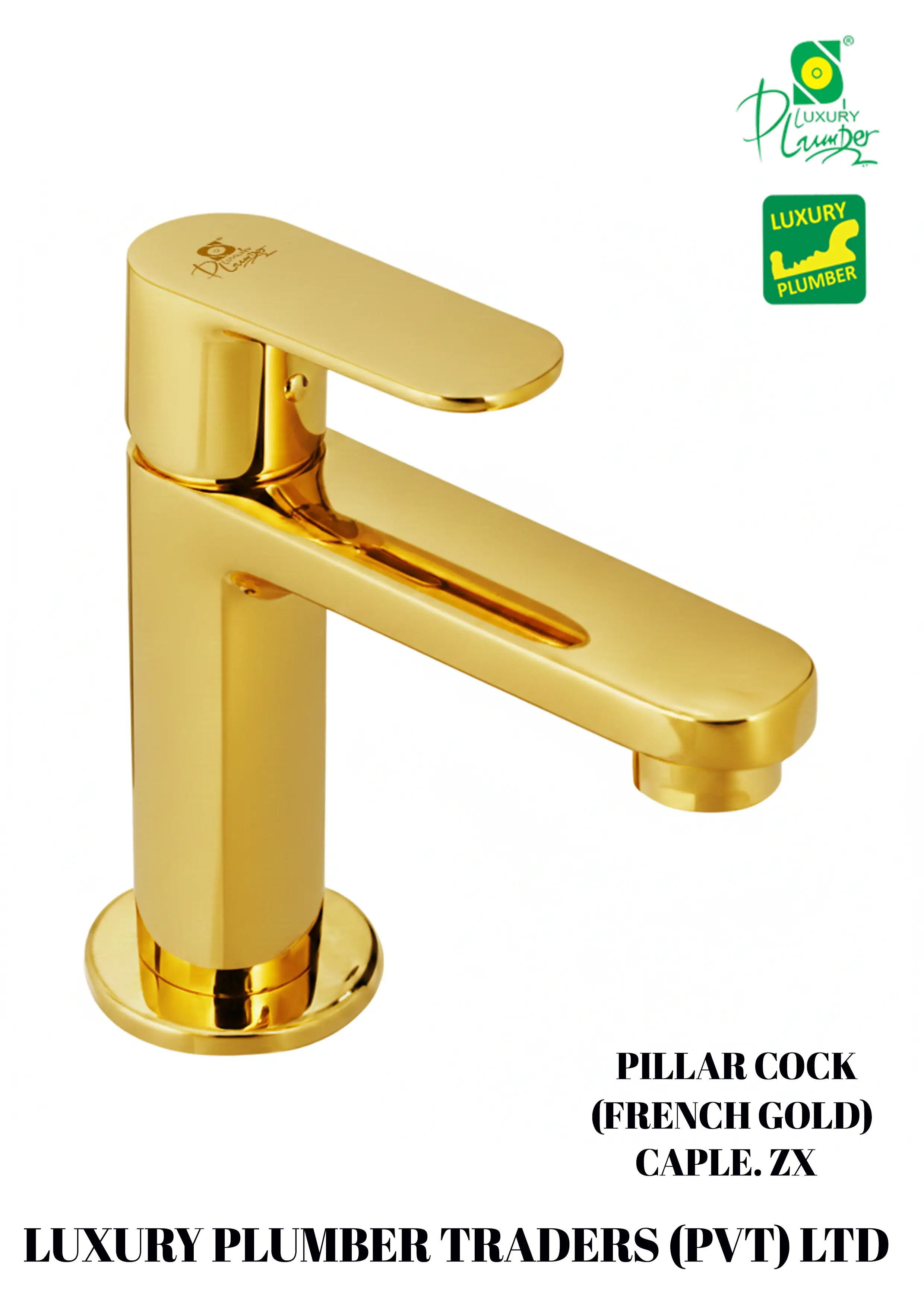 PILLAR COCK  GOLD